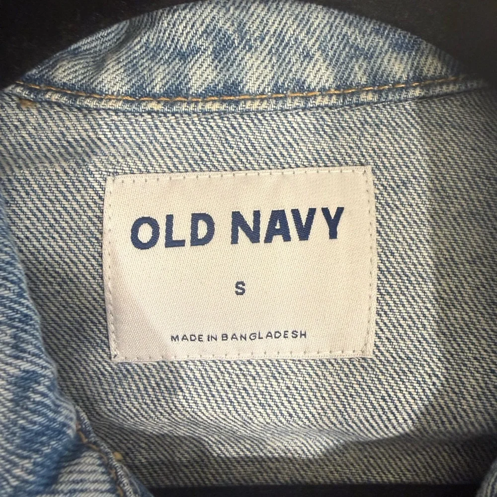 Old Navy Light Blue Denim Jacket Small - Picture 4 of 4